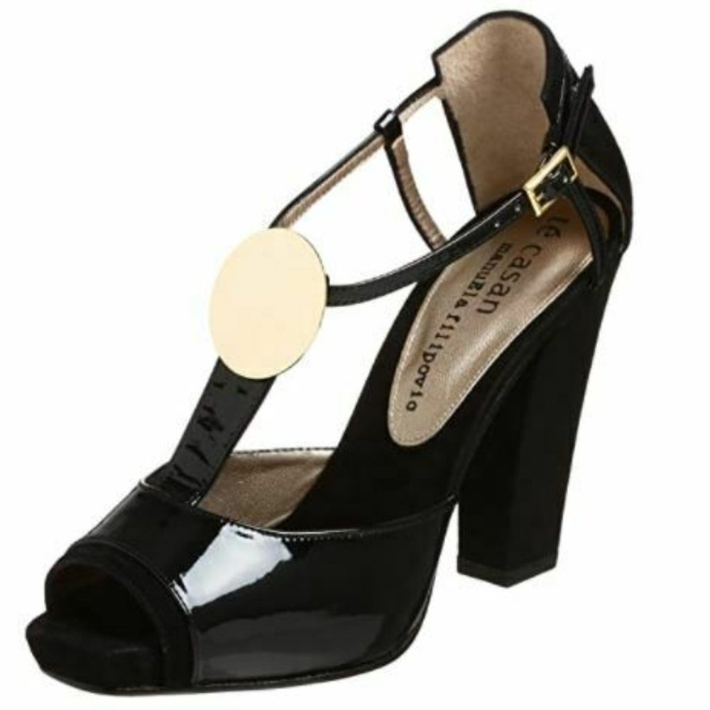 Te' Casan by Manuela Filipovic Monsieur T-Strap Pump LTD Edition